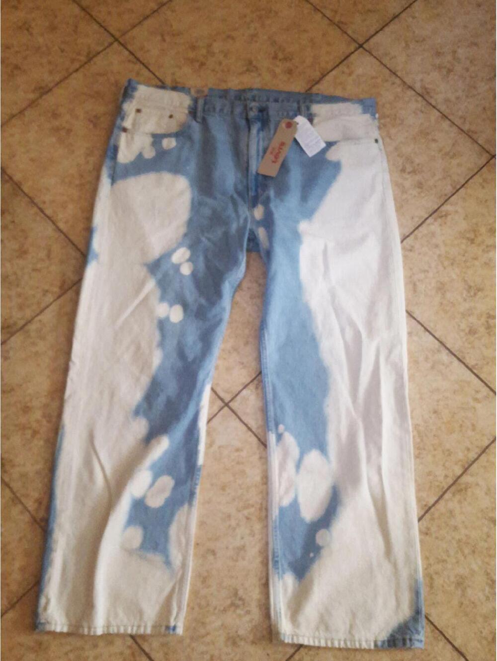 NEW levis jeans men tie dye jeans sz 42